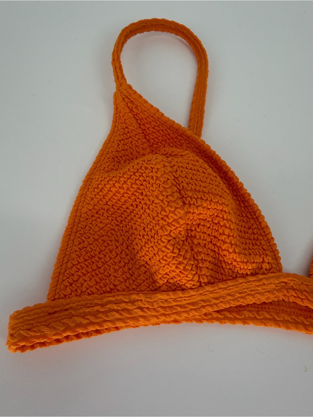 PacSun Swim Orange Triangle Bikini Top